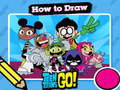 Jogo Hot to Draw Teen Titans Go!