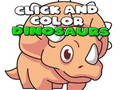 Jogo Click And Color Dinosaurs