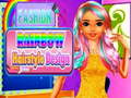 Jogo Fashion Rainbow Hairstyle Design