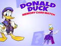 Jogo Donald Duck memory card match