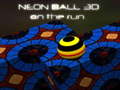 Jogo Neon Ball 3d on the run