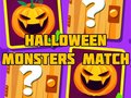 Jogo Halloween Monsters Match