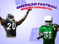 Jogo American Football Memory Card Match