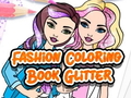 Jogo Fashion Coloring Book Glitter