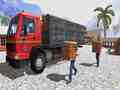 Jogo Asian offroad cargo truck driver