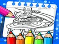 Jogo Captain America Coloring Book 