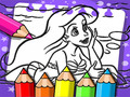 Jogo Ariel The Mermaid Coloring Book