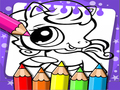 Jogo Littlest Pet Shop Coloring Book