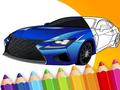 Jogo Japanese Luxury Cars Coloring Book 