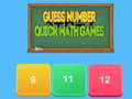 Jogo Guess number Quick math games