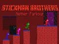 Jogo Stickman Brothers Nether Parkour