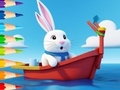 Jogo Coloring Book: Sailing Rabbit