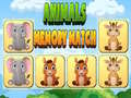 Jogo Animals Memory Match