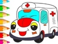 Jogo Coloring Book: Ambulance