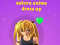 Jogo Sakora Anime Dress Up