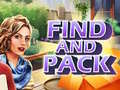 Jogo Find and Pack