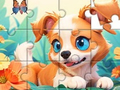 Jogo Jigsaw Puzzle: Dog And Garden
