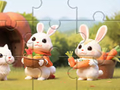 Jogo Jigsaw Puzzle: Rabbits With Carrots