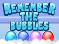 Jogo Remember the Bubbles