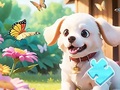Jogo Jigsaw Puzzle: Dog In Garden