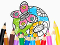 Jogo Coloring Book: Butterfly With Flowe