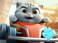 Jogo Jigsaw Puzzle: Cat Racing Driver