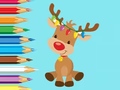 Jogo Coloring Book: Cute Christmas Reindee