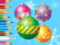 Jogo Coloring Book: Christmas Decorate Balls