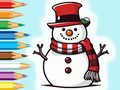 Jogo Coloring Book: Snowman Family