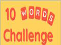 Jogo 10 Words Challenge