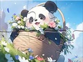 Jogo Jigsaw Puzzle: Blanket Panda