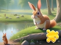 Jogo Jigsaw Puzzle: Rabbit And Squirrels