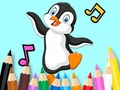 Jogo Coloring Book: Dancing Penguin