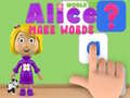 Jogo World of Alice Make Words