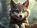 Jogo Jigsaw Puzzle: Smiling Wolf