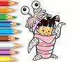 Jogo Coloring Book: Monster Costume Girl