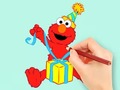 Jogo Coloring Book: Elmo Gift