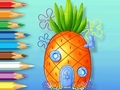 Jogo Coloring Book: Pineapple-House