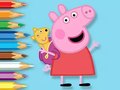 Jogo Coloring Book: Peppa With Toy Bear