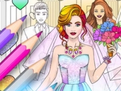 Jogo Wedding Coloring Dress Up Game