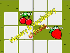 Jogo Memory & Vocabulary of Fruits