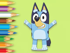 Jogo Coloring Book: Happy Bluey
