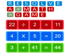 Jogo RE5OLVE a+math=game