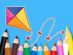 Jogo Coloring Book: Bowknot Kite