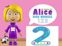 Jogo World of Alice Draw Numbers