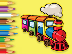 Jogo Coloring Book: Running Train