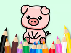 Jogo Coloring Book: Cute Pig 2