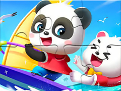 Jogo Jigsaw Puzzle: Baby Panda Sailing