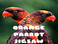 Jogo Orange Parrot Jigsaw