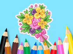 Jogo Coloring Book: Love Bouquet